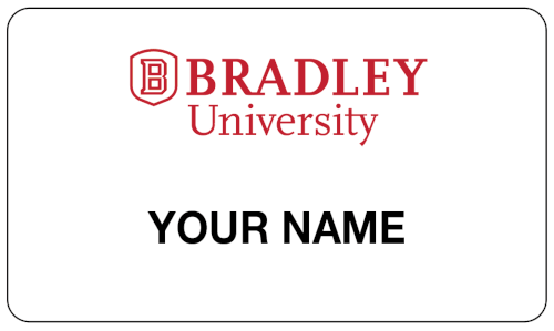 Bradley University Name Badge