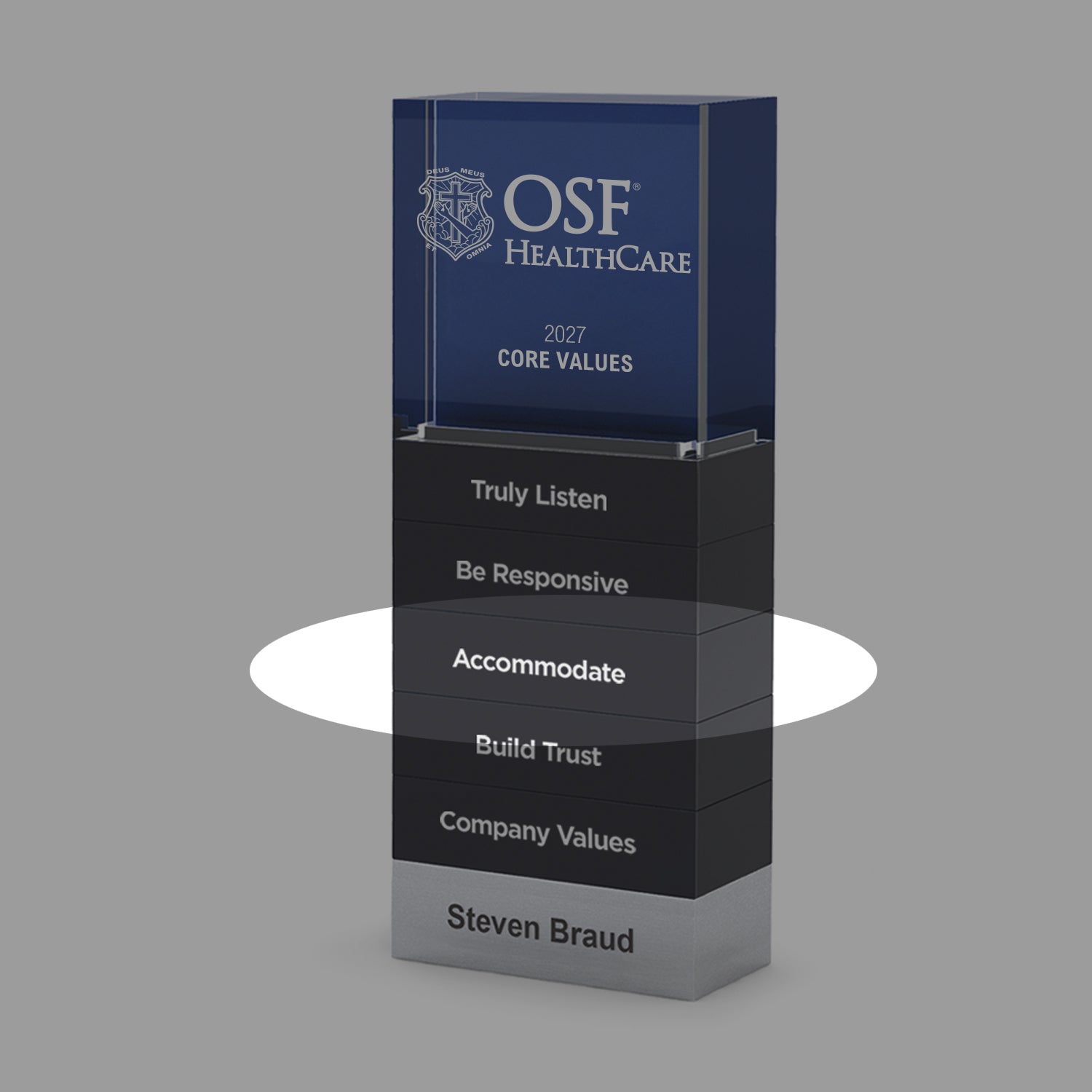OSF Stackable Black Acrylic Bar