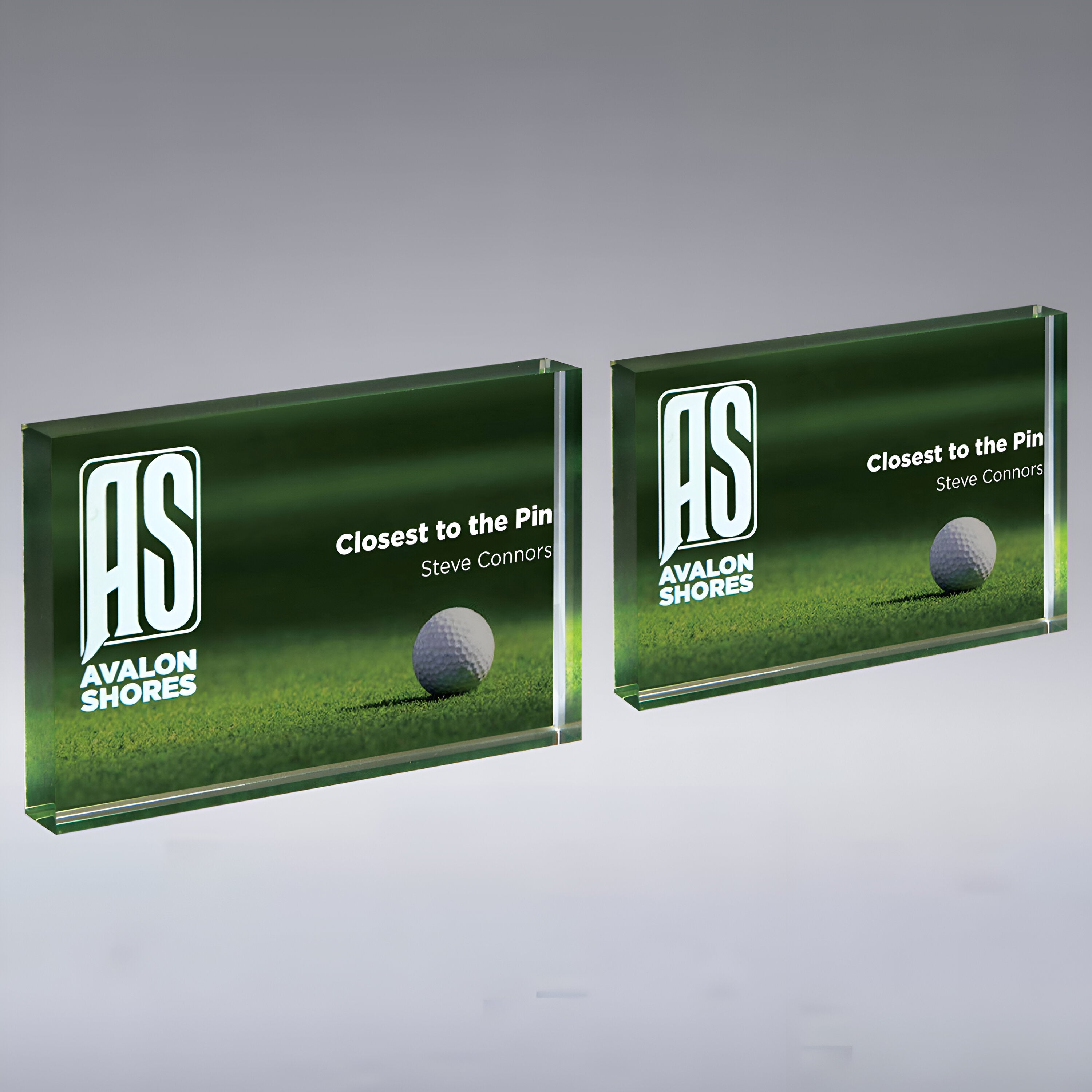 Golf Ball on Green - 7" x 5" x 1"