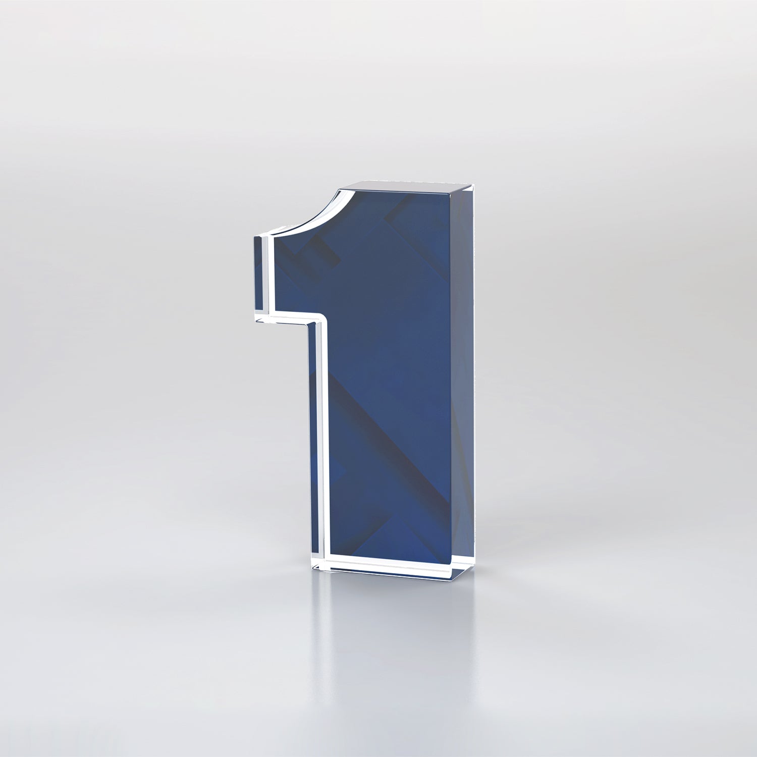 Anniversary Freestanding Award, Colors - 1 Digit