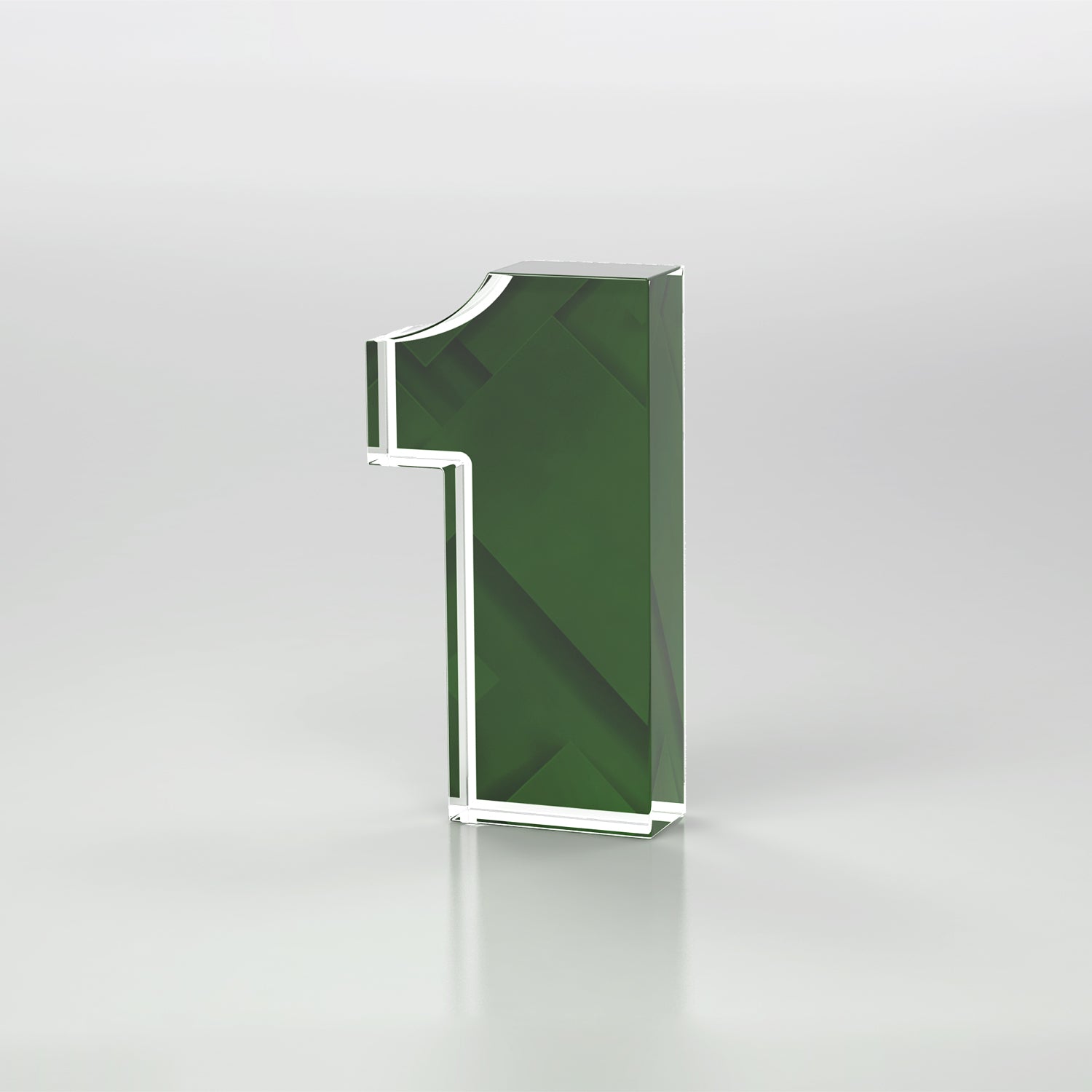 Anniversary Freestanding Award, Colors - 1 Digit