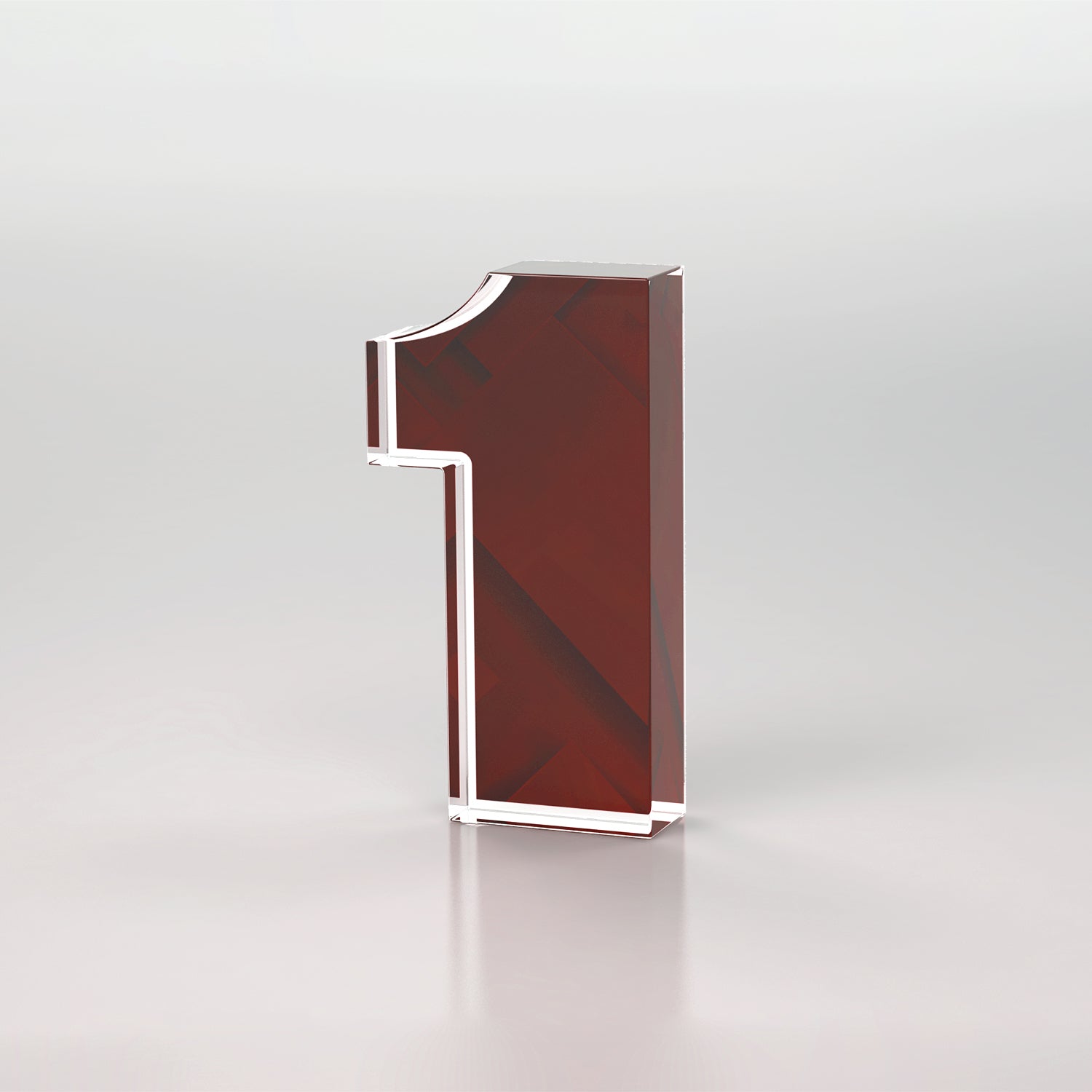 Anniversary Freestanding Award, Colors - 1 Digit