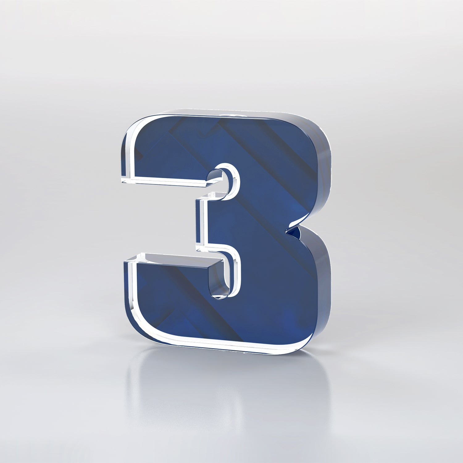 Anniversary Freestanding Award, Colors - 1 Digit