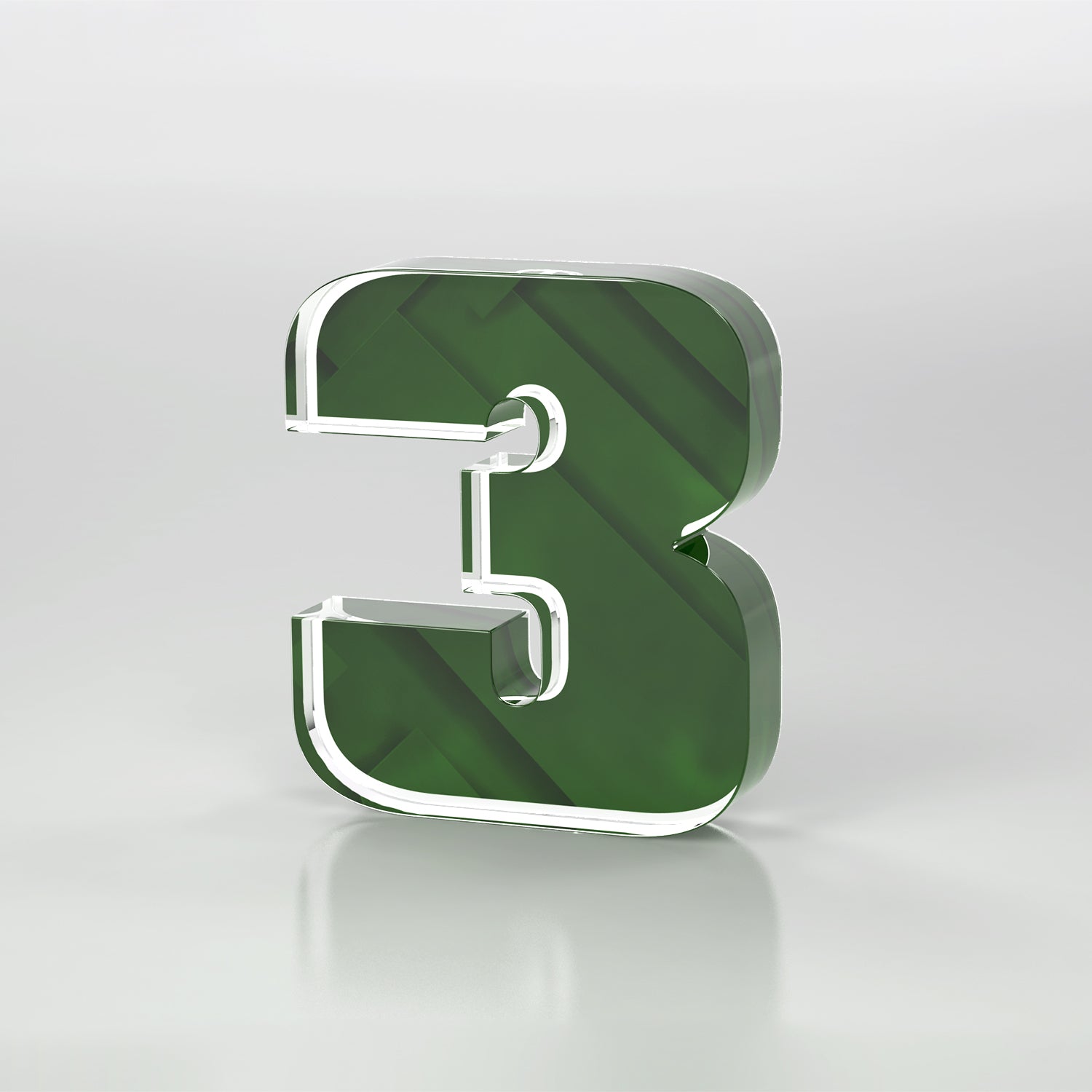 Anniversary Freestanding Award, Colors - 1 Digit