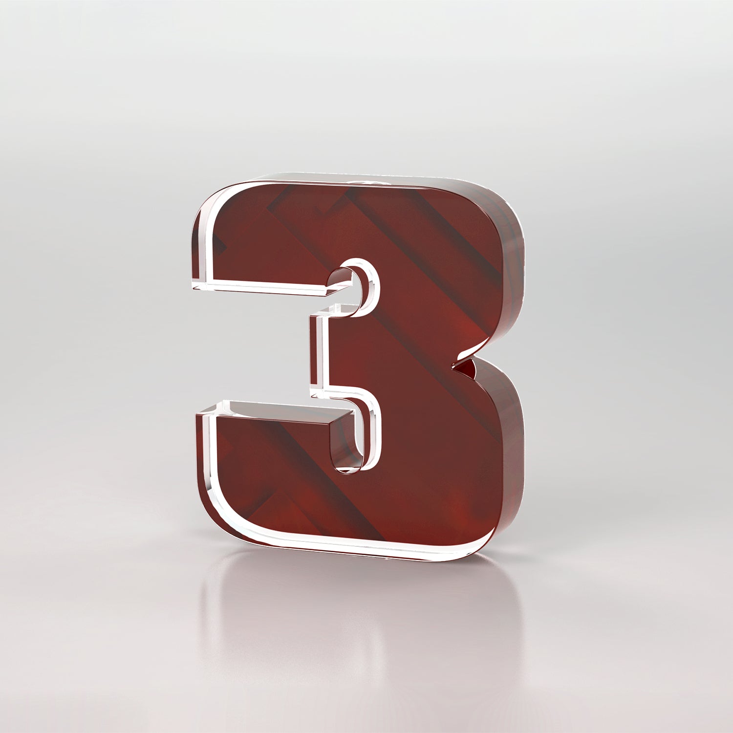 Anniversary Freestanding Award, Colors - 1 Digit