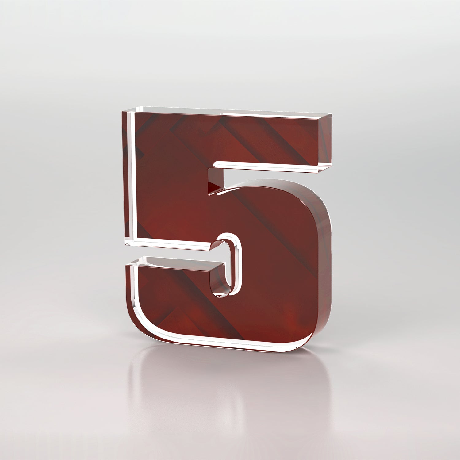 Anniversary Freestanding Award, Colors - 1 Digit