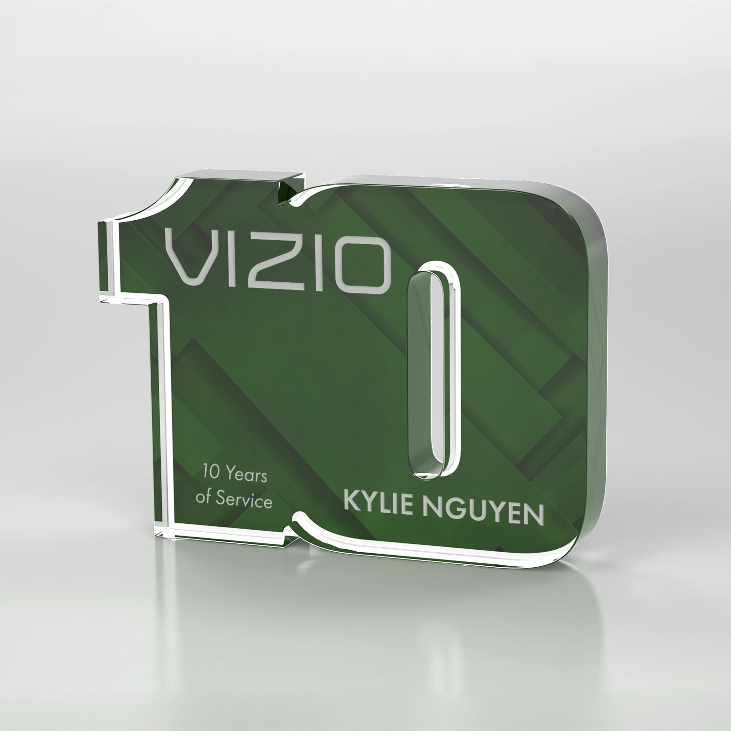 Anniversary Freestanding Award, Colors - 2 Digits