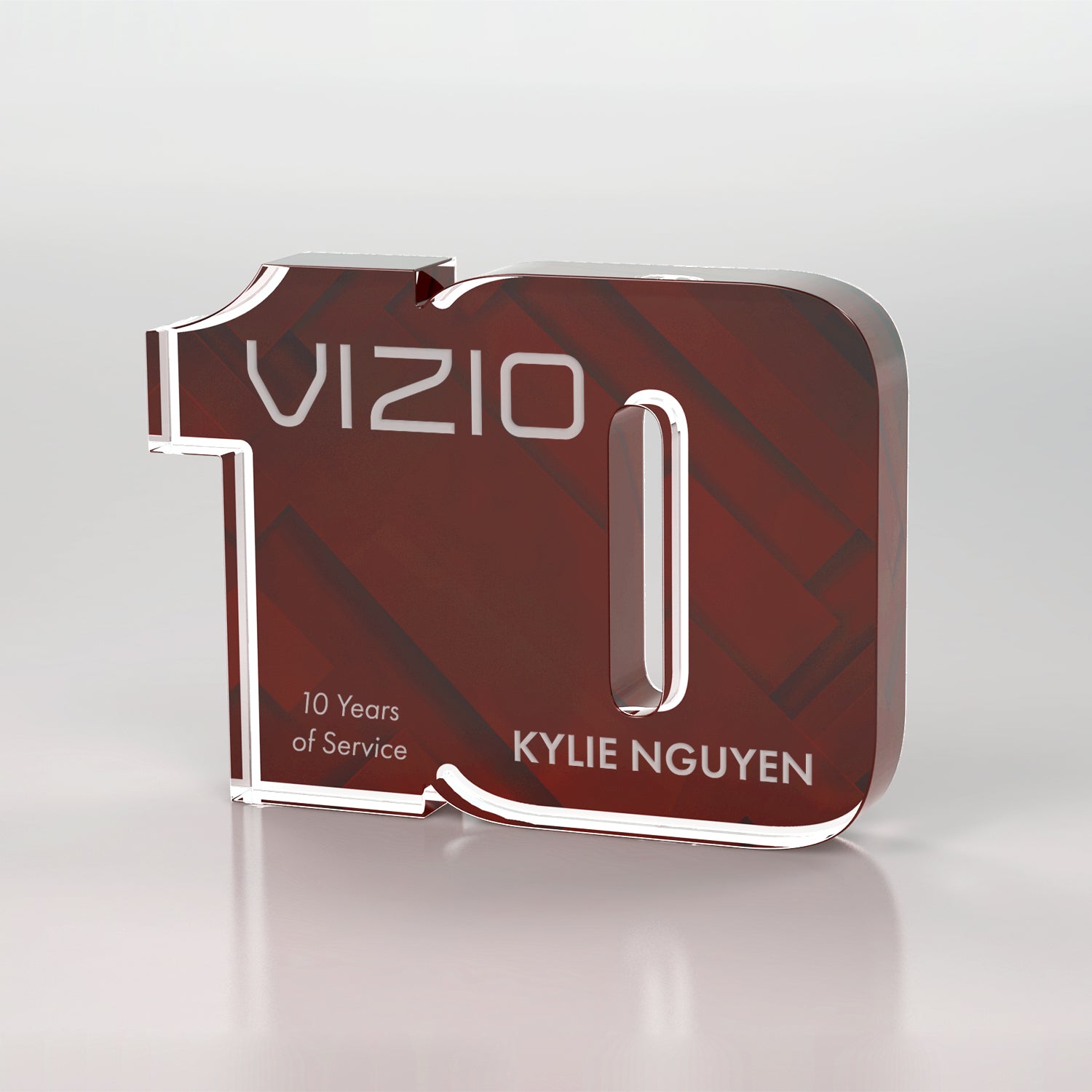 Anniversary Freestanding Award, Colors - 2 Digits