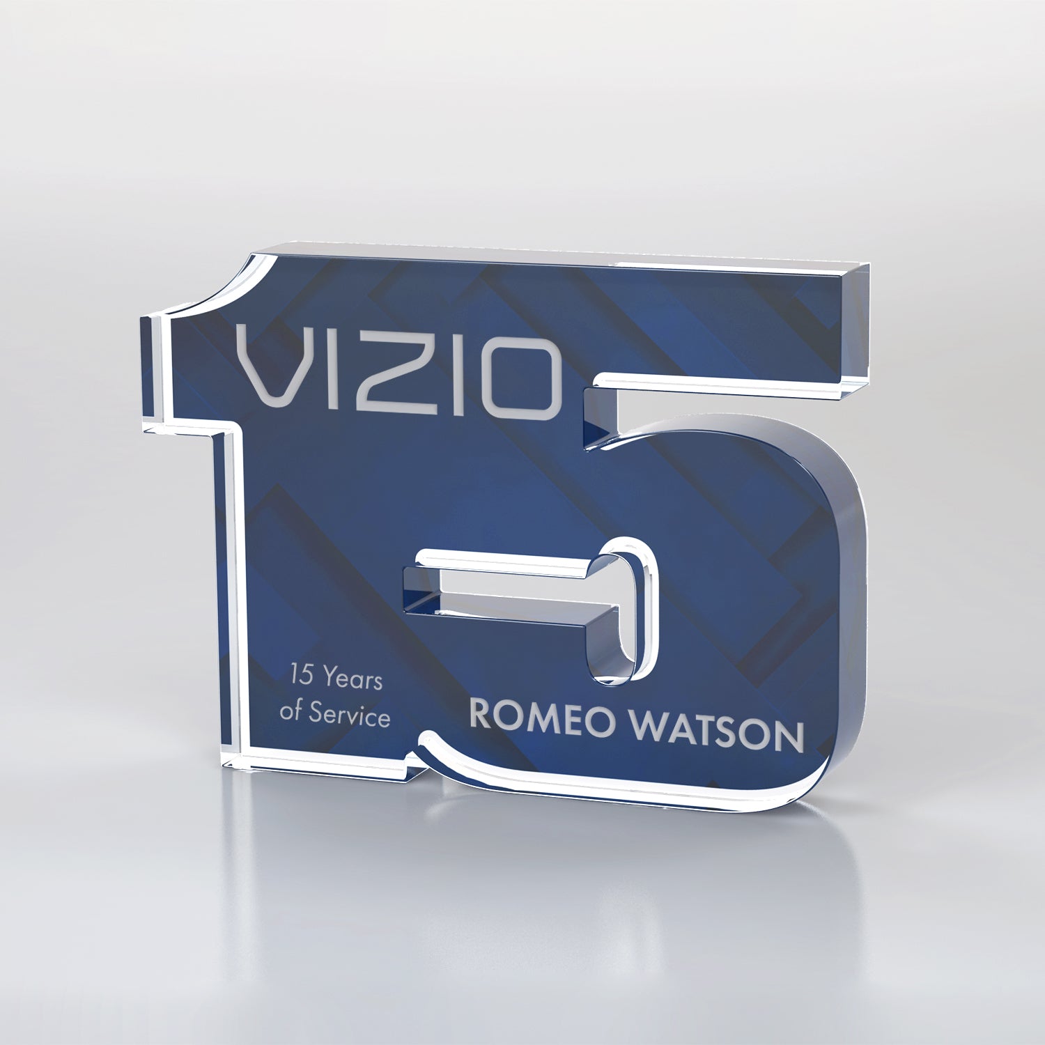 Anniversary Freestanding Award, Colors - 2 Digits