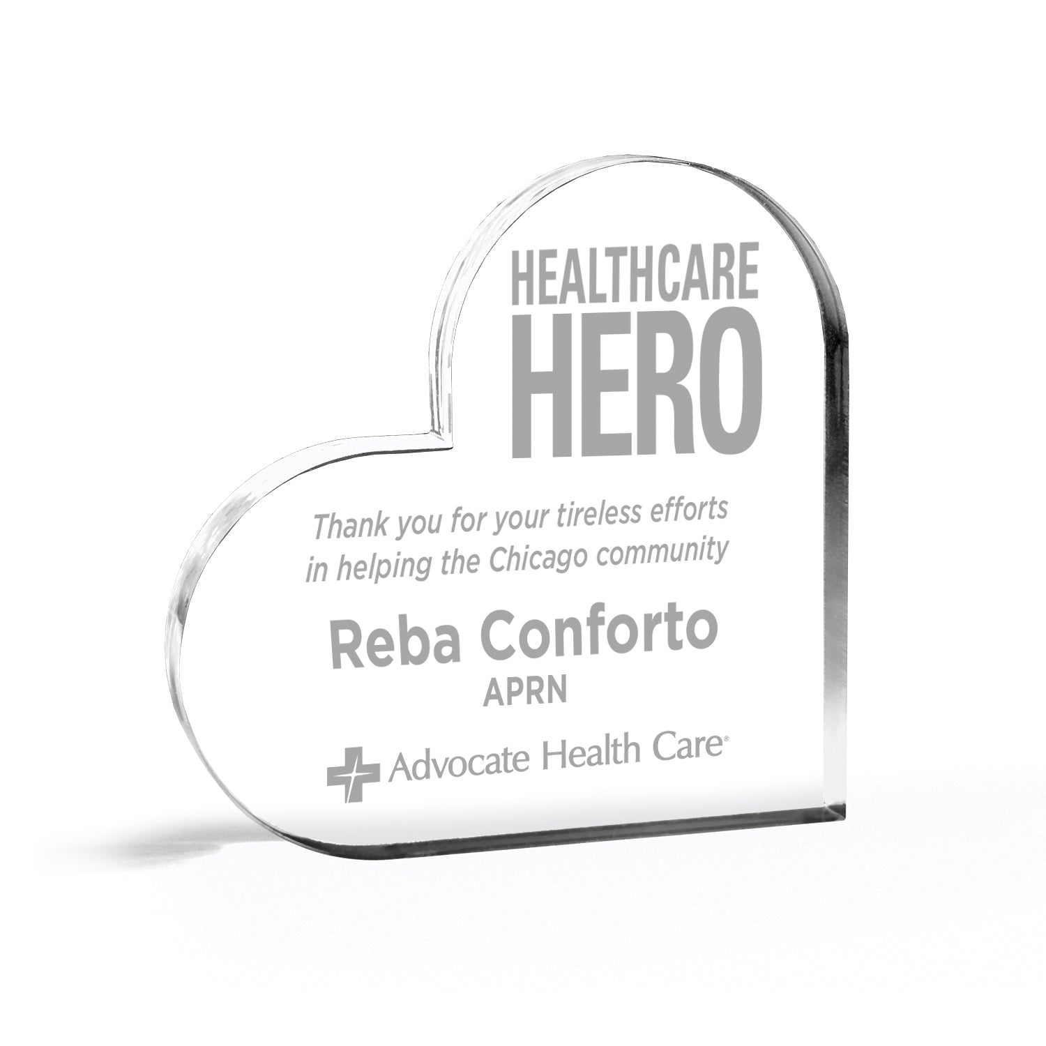 Contempo Heart Acrylic Award