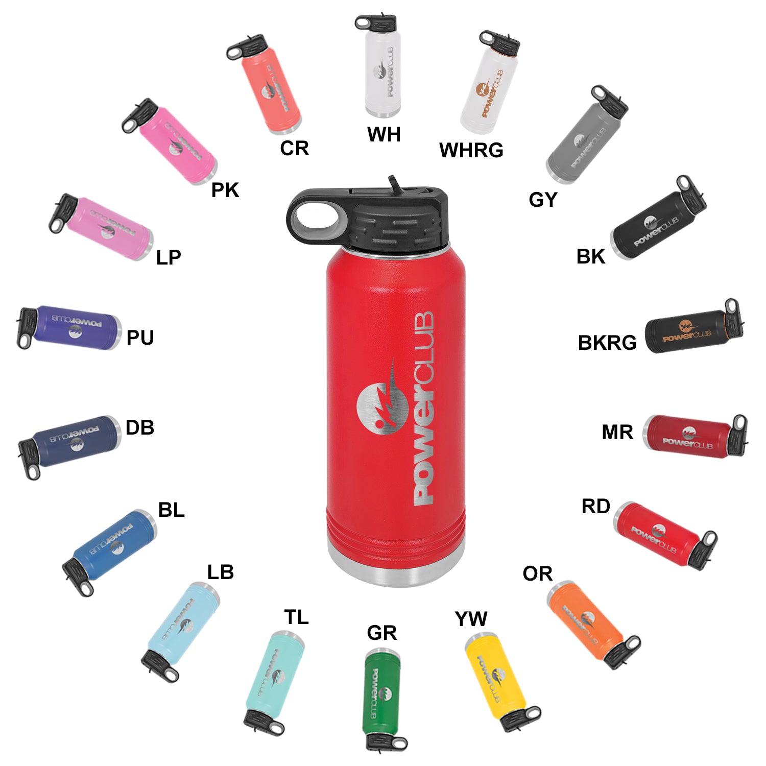 Polar Camel Powder Coated Insulated Travel Water Bottle