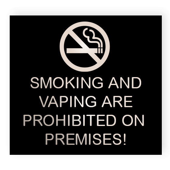 ENGRAVED METAL INDUSTRIAL SIGNAGE (70 to 90 square inches)