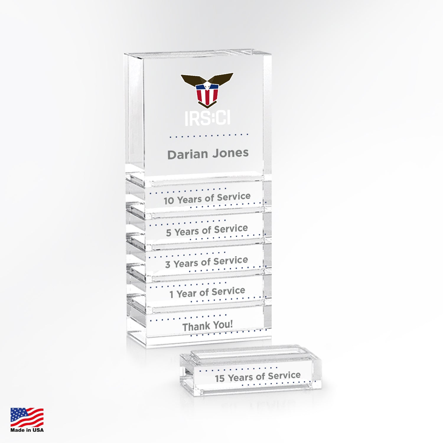 IRSCD1076 Stackable Clear Acrylic Top