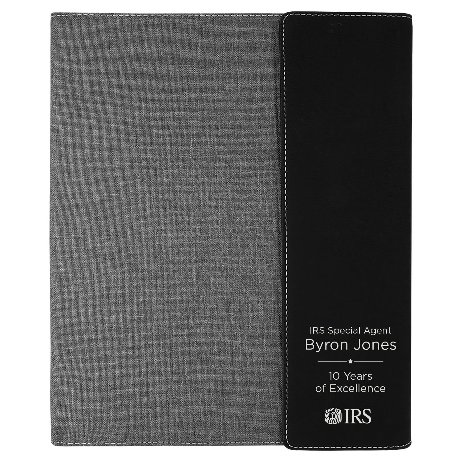 IRSCM720B Canvas Portfolio with Leatherette Accent, Large