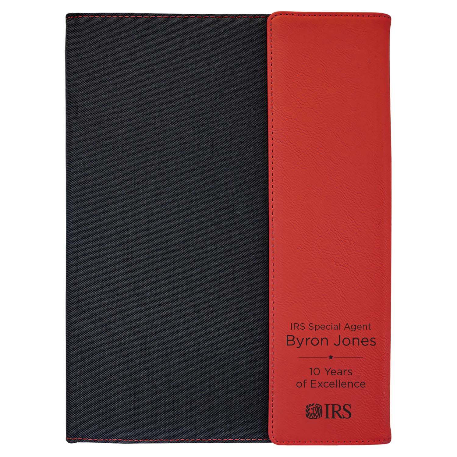 IRSCM720B Canvas Portfolio with Leatherette Accent, Large