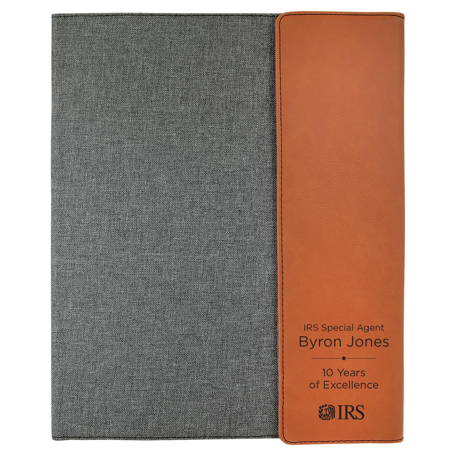 IRSCM720B Canvas Portfolio with Leatherette Accent, Large