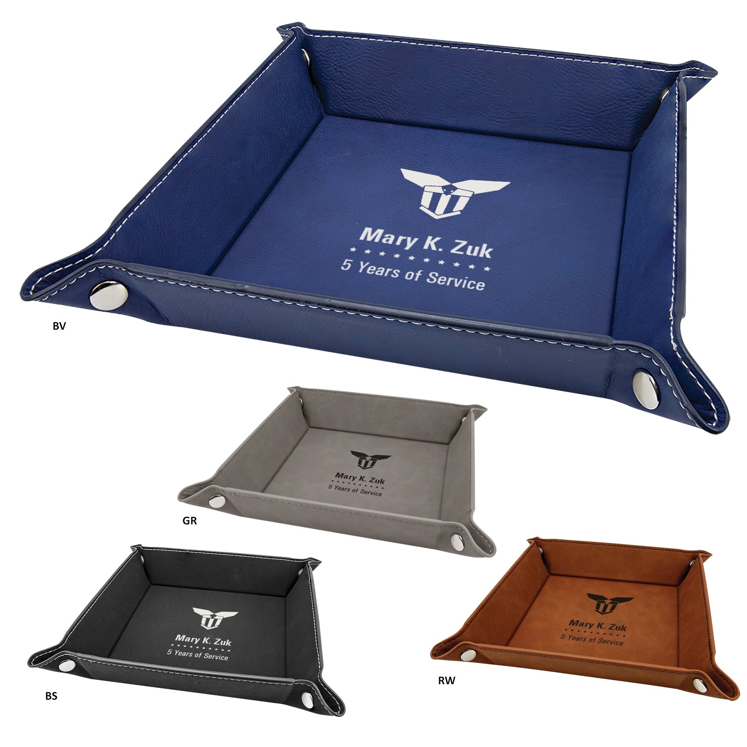 IRSCM735 Leatherette Snap Tray