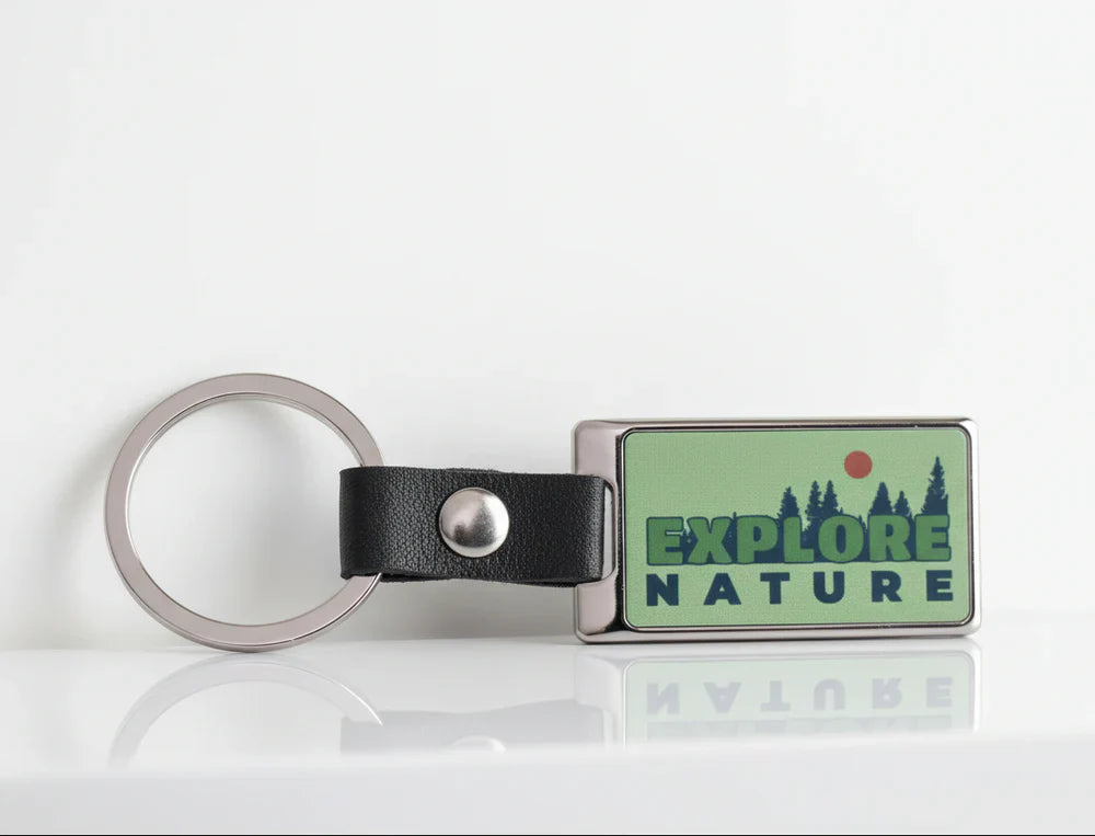 Sublimatable Keychain w/ White Insert (Choose Shape)