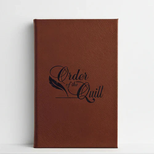 5-1/4" x 8-1/4" Rawhide Laserable Leatherette Journal with Lined Notepad