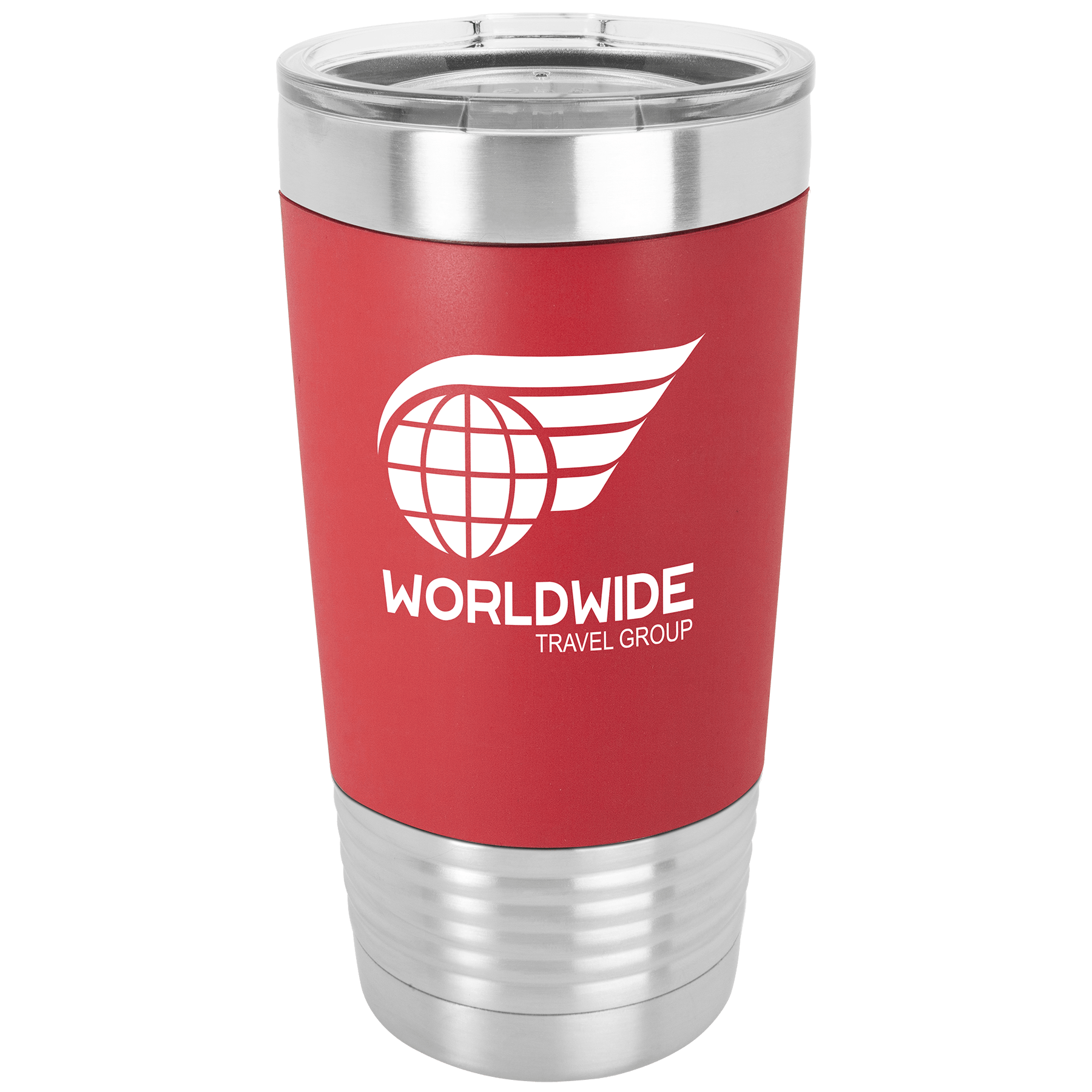 20 oz Vacuum Insulated Tumbler with Silicone Grip and "Free Engraving"
