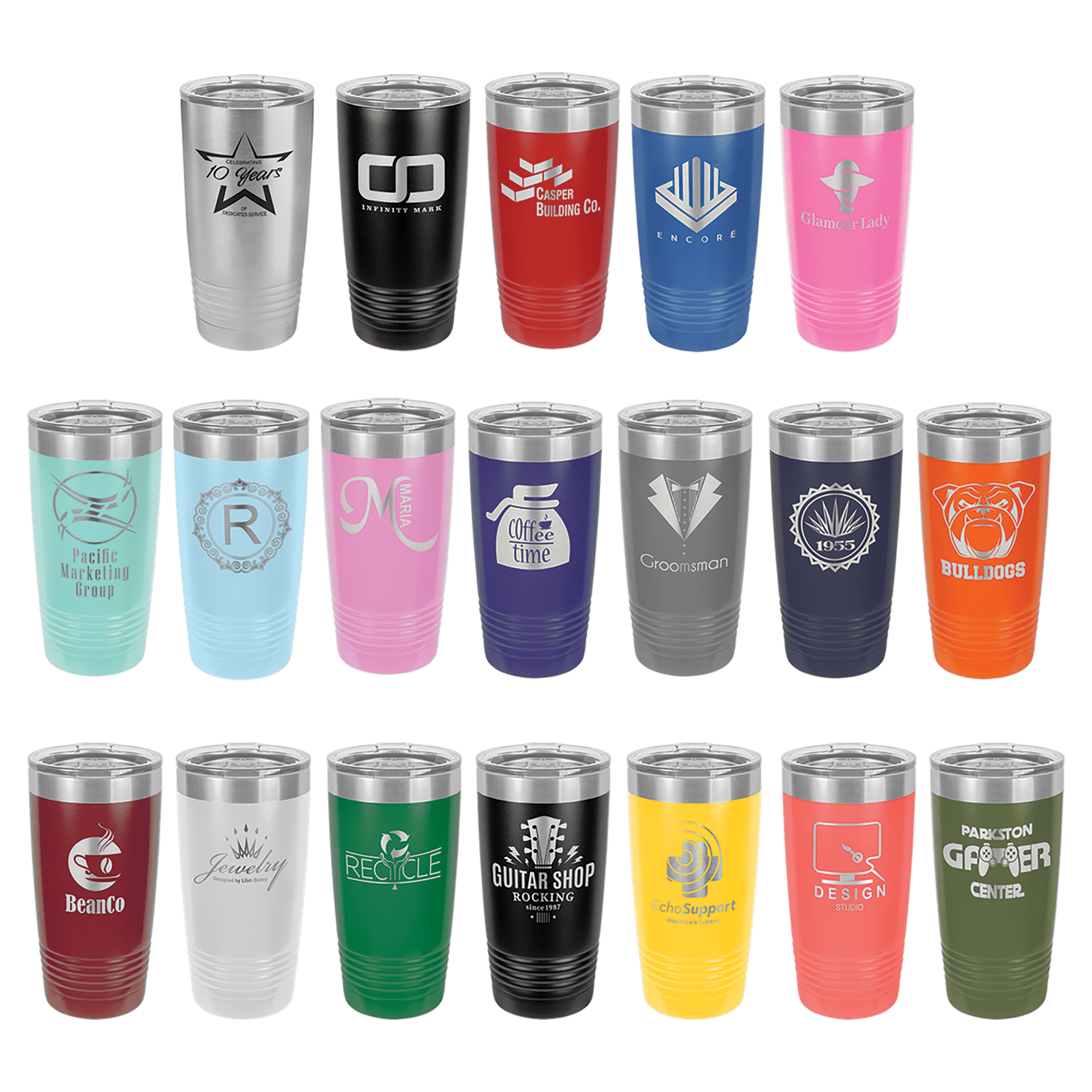 20 oz Vacuum Insulated Tumbler with "Free Engraving"