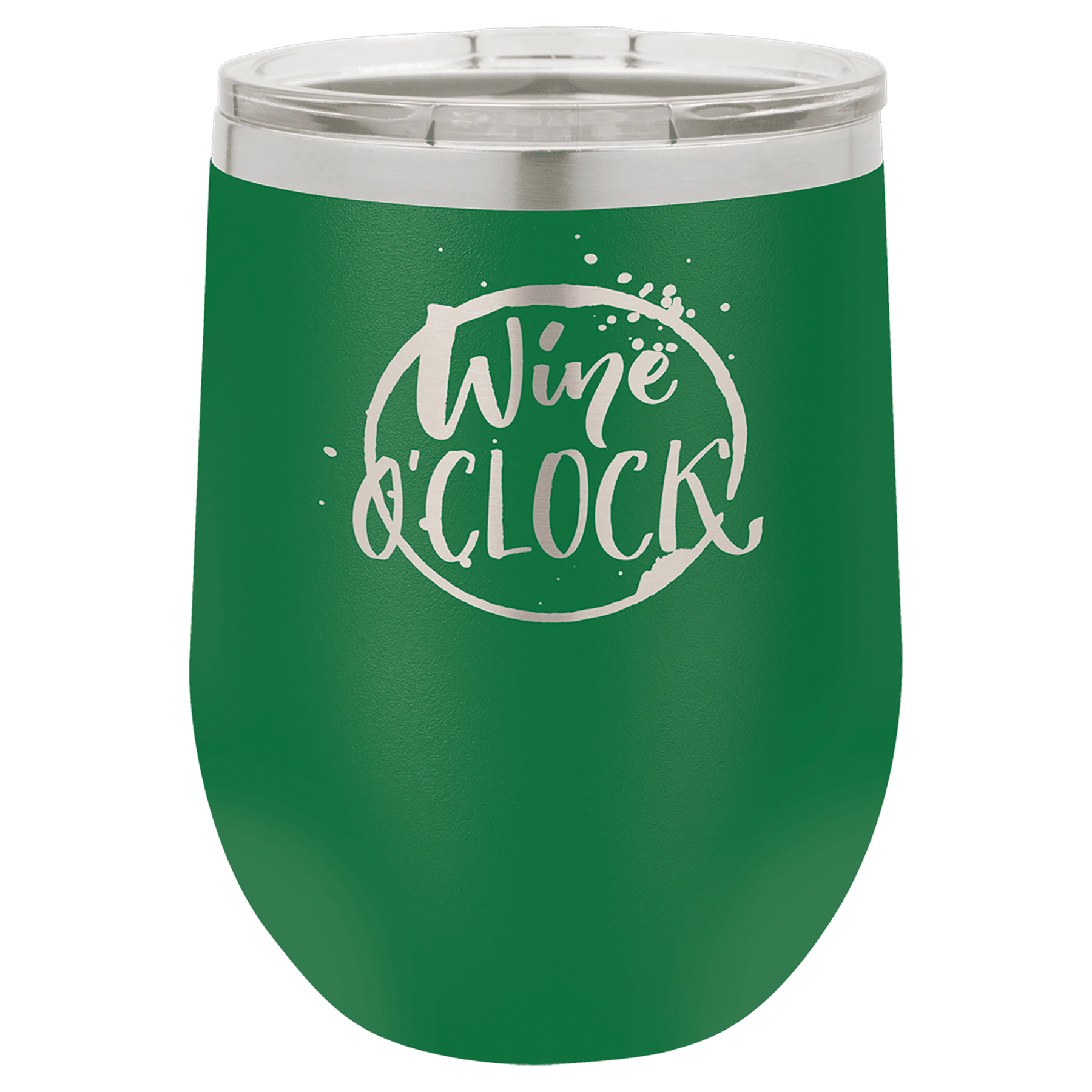 12 oz Vacuum Insulated Stemless Wine Tumbler with "Free Engraving"
