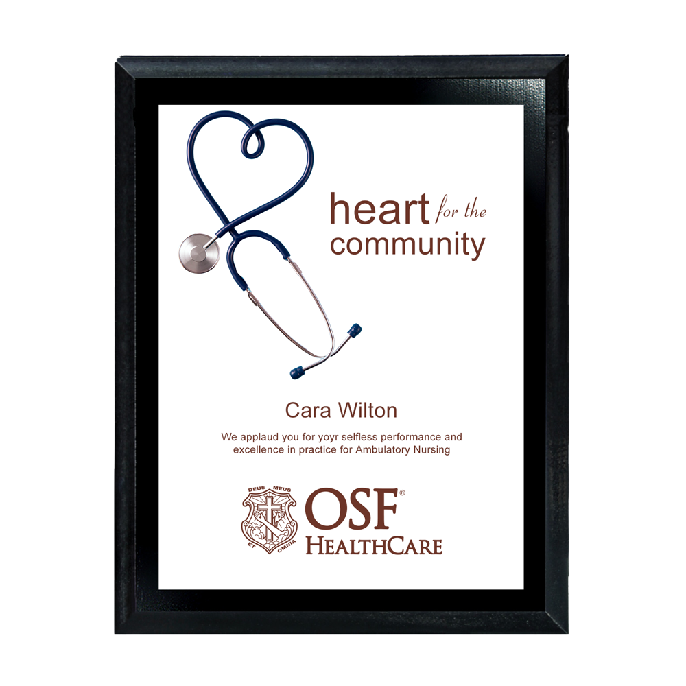 Medium Digi-Color Direct Plaque, Ebony Black