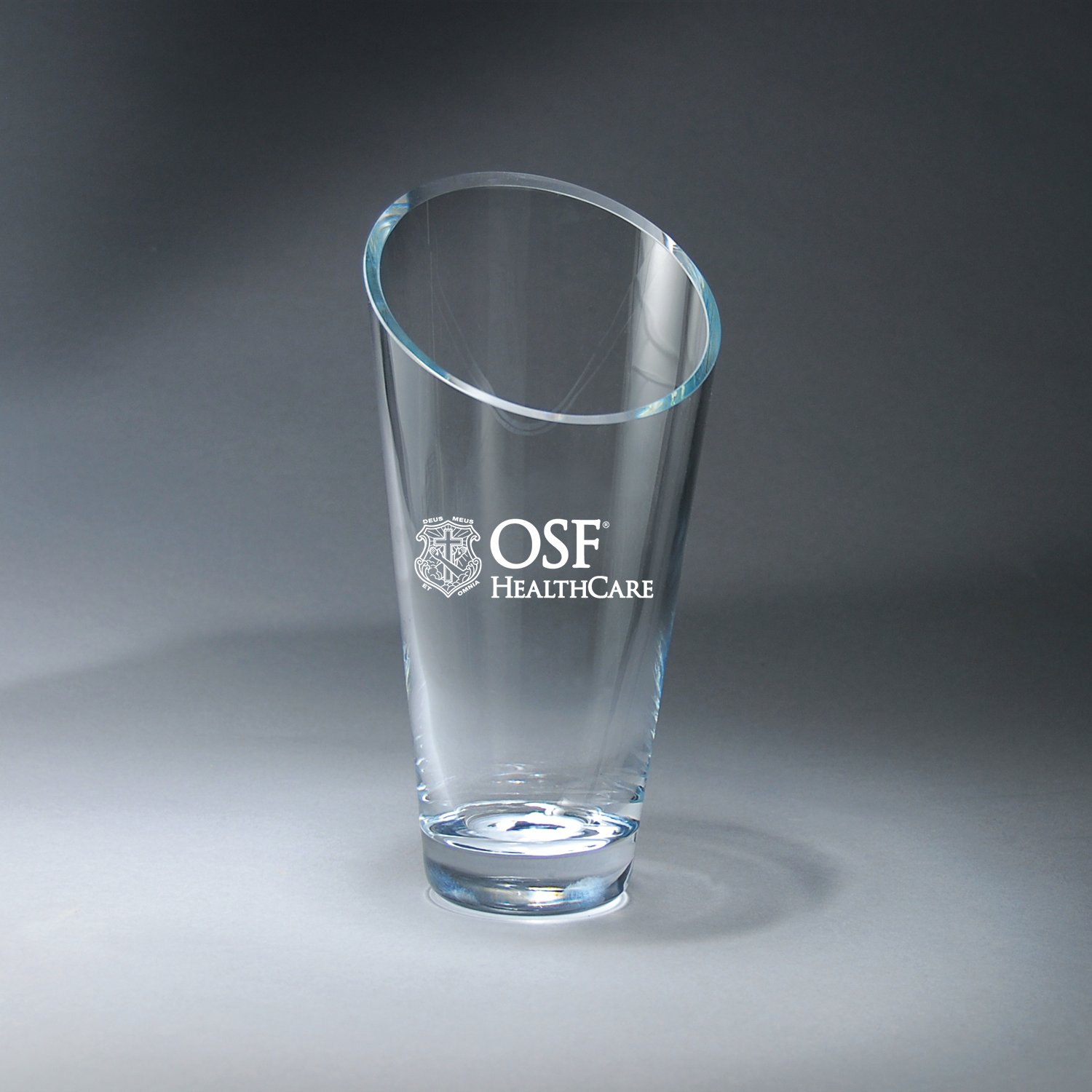Slant Top Vase - Medium