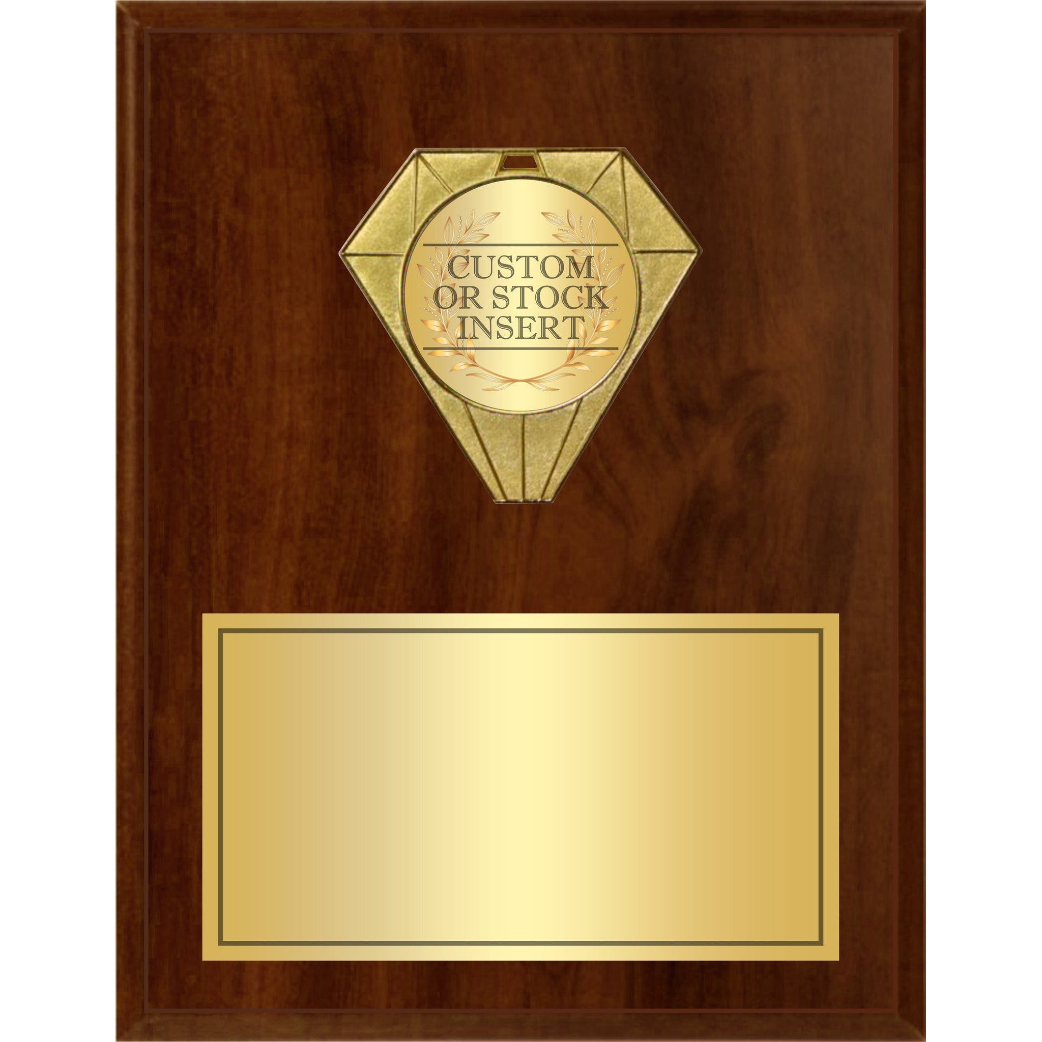 Portrait Plaque with Jewel Medallion Insert Holder