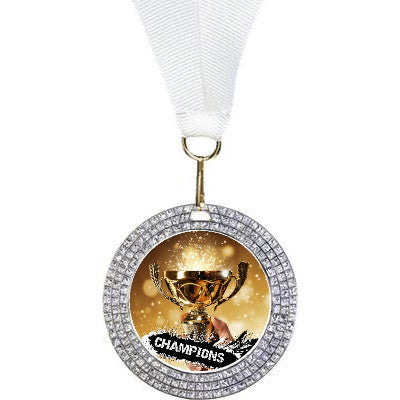 Silver Glitter Medal Series
