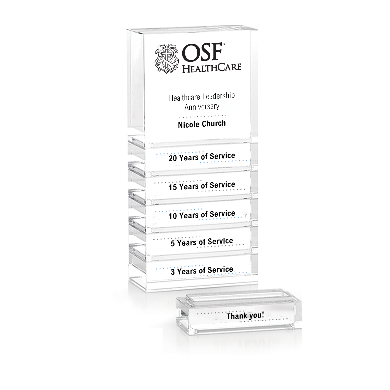 OSF Stackable Clear Acrylic Top