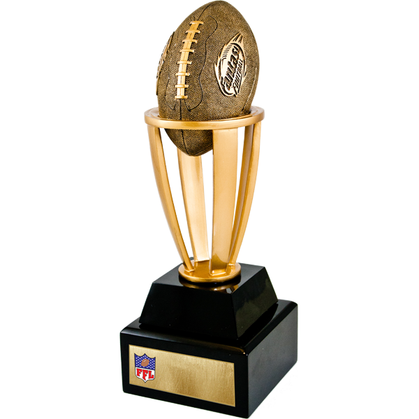 15 Perpetual Fantasy Football Trophy - Gold Cup – Fantasy Champs