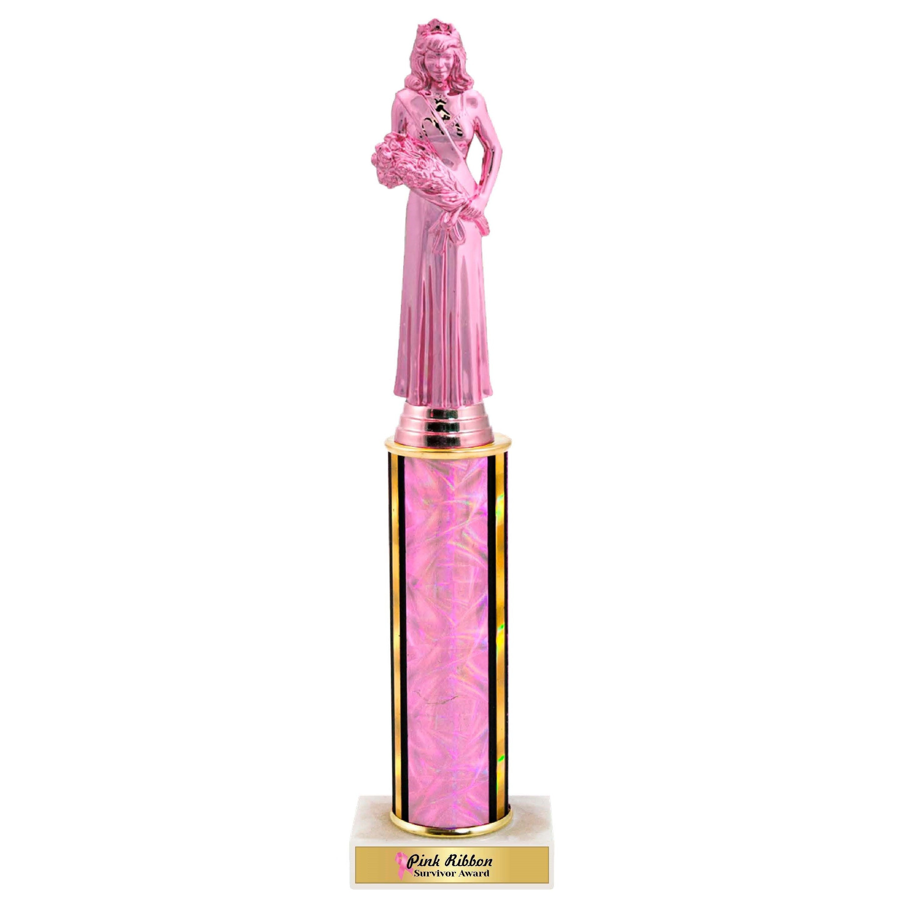 Pink Beauty Queen on Pink Column