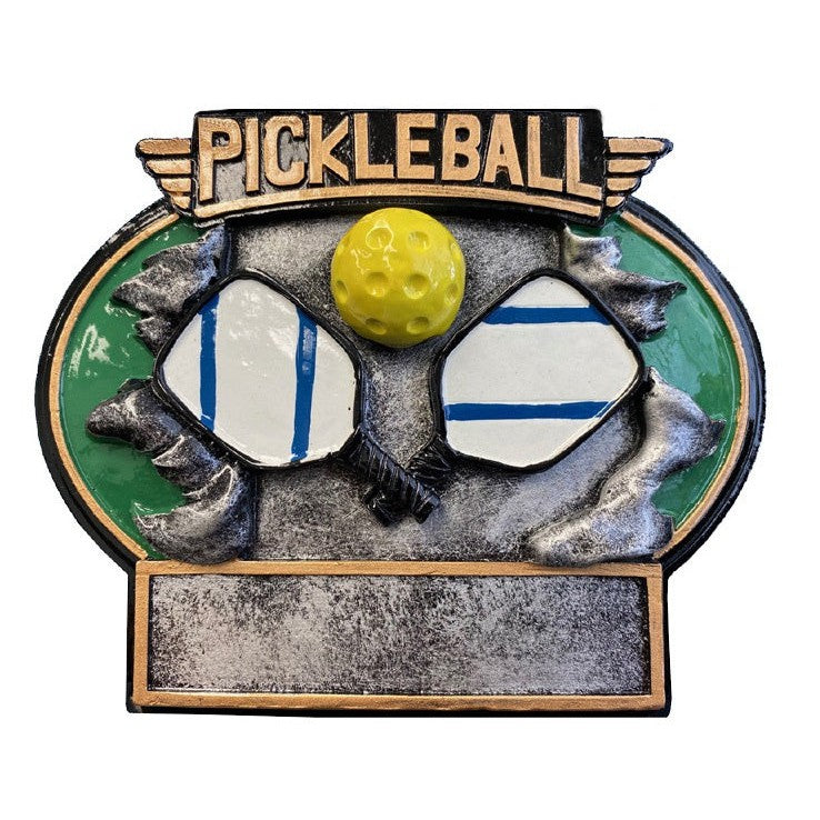 Pickleball Resin Plate Award
