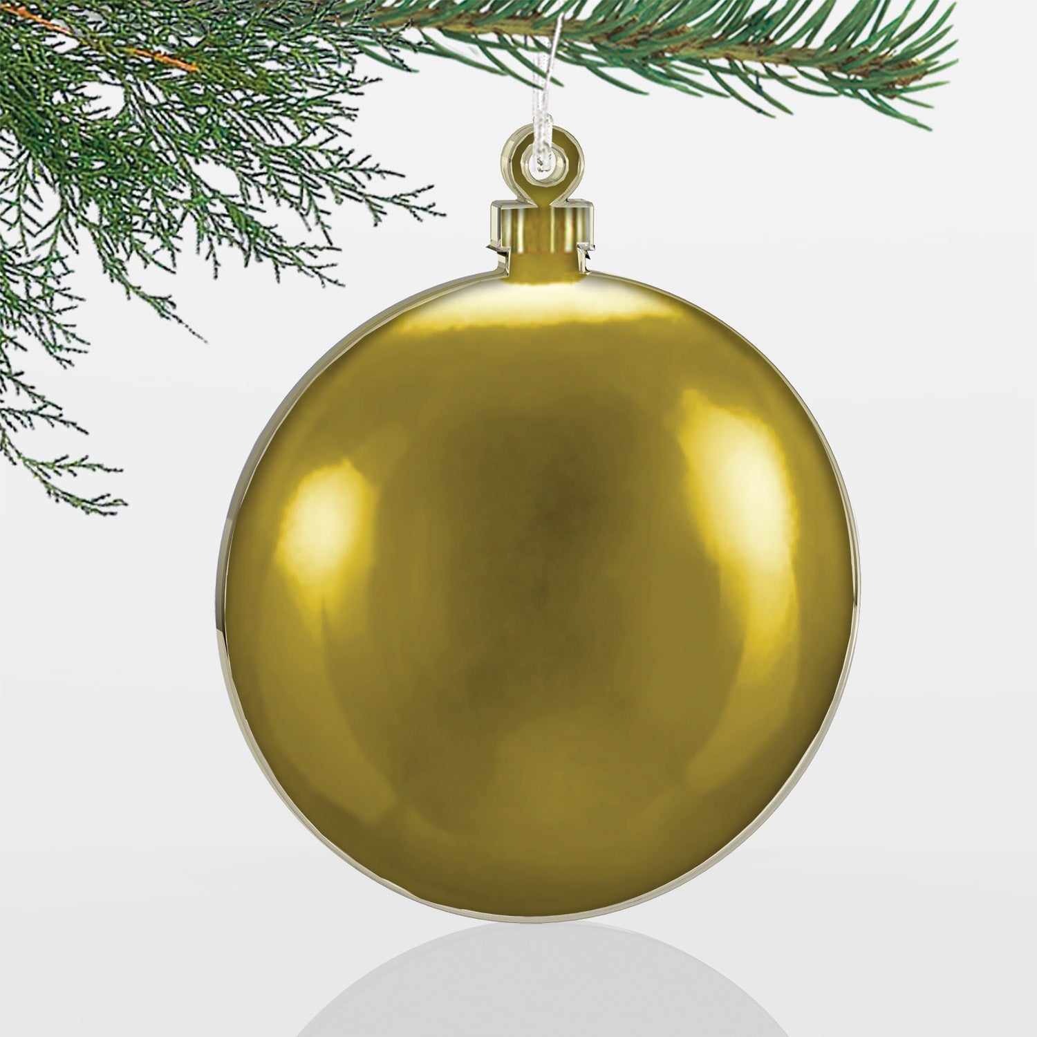 Round Acrylic Christmas Ornament