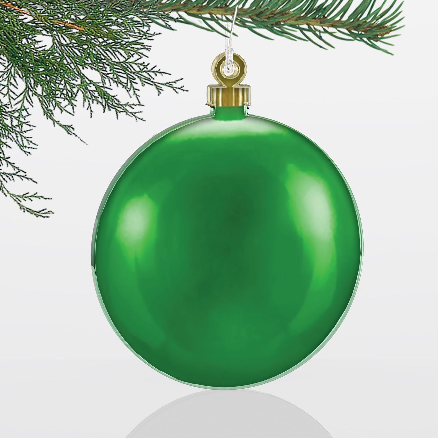 Round Acrylic Christmas Ornament