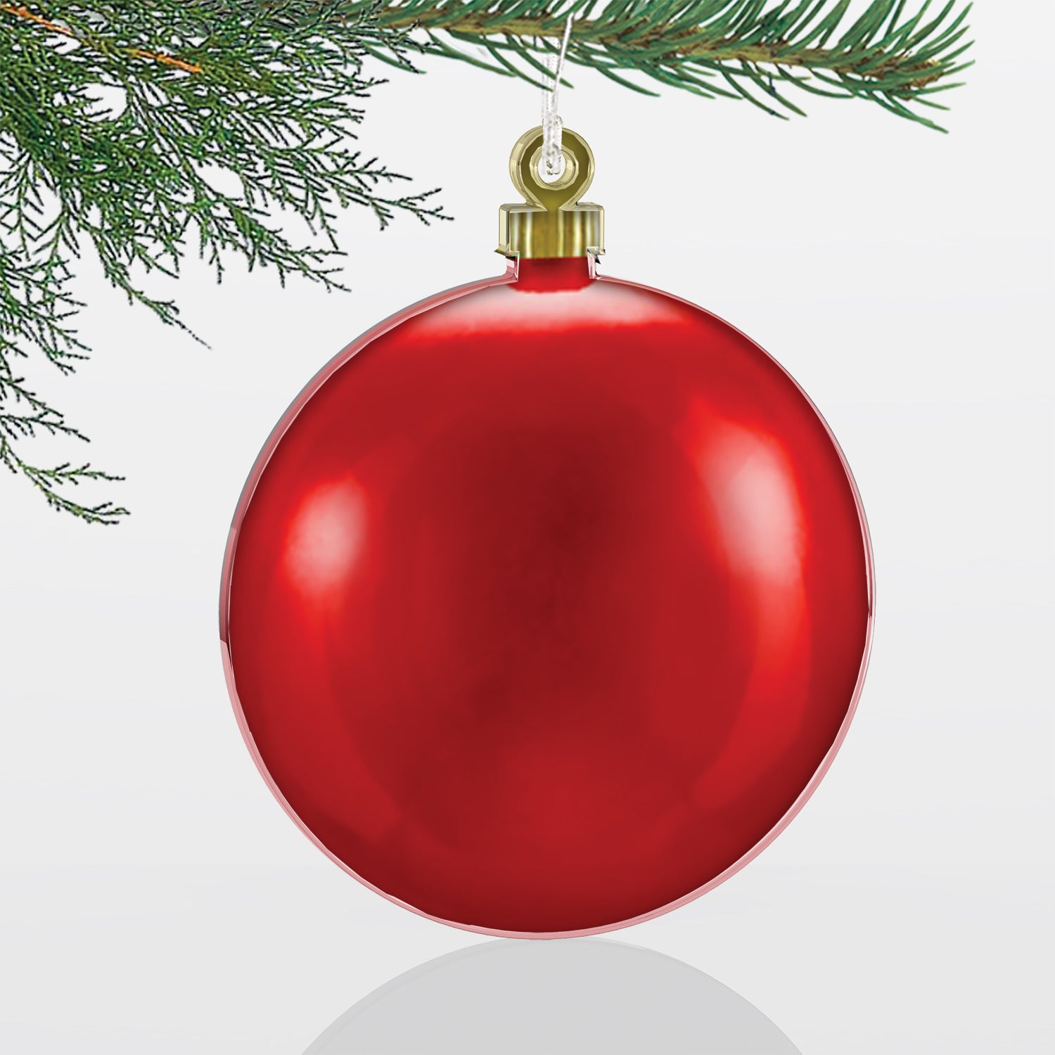 Round Acrylic Christmas Ornament