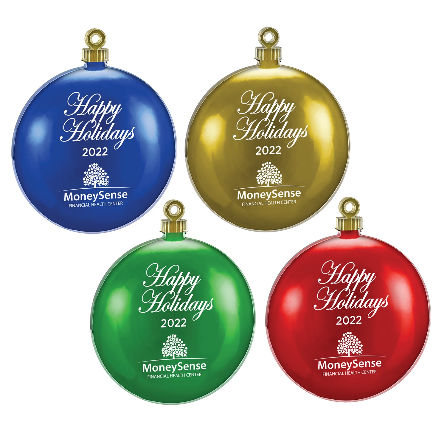 Round Acrylic Christmas Ornament