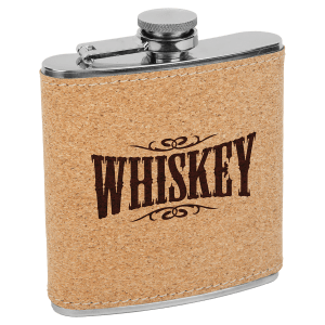 6 Oz Leather Flask