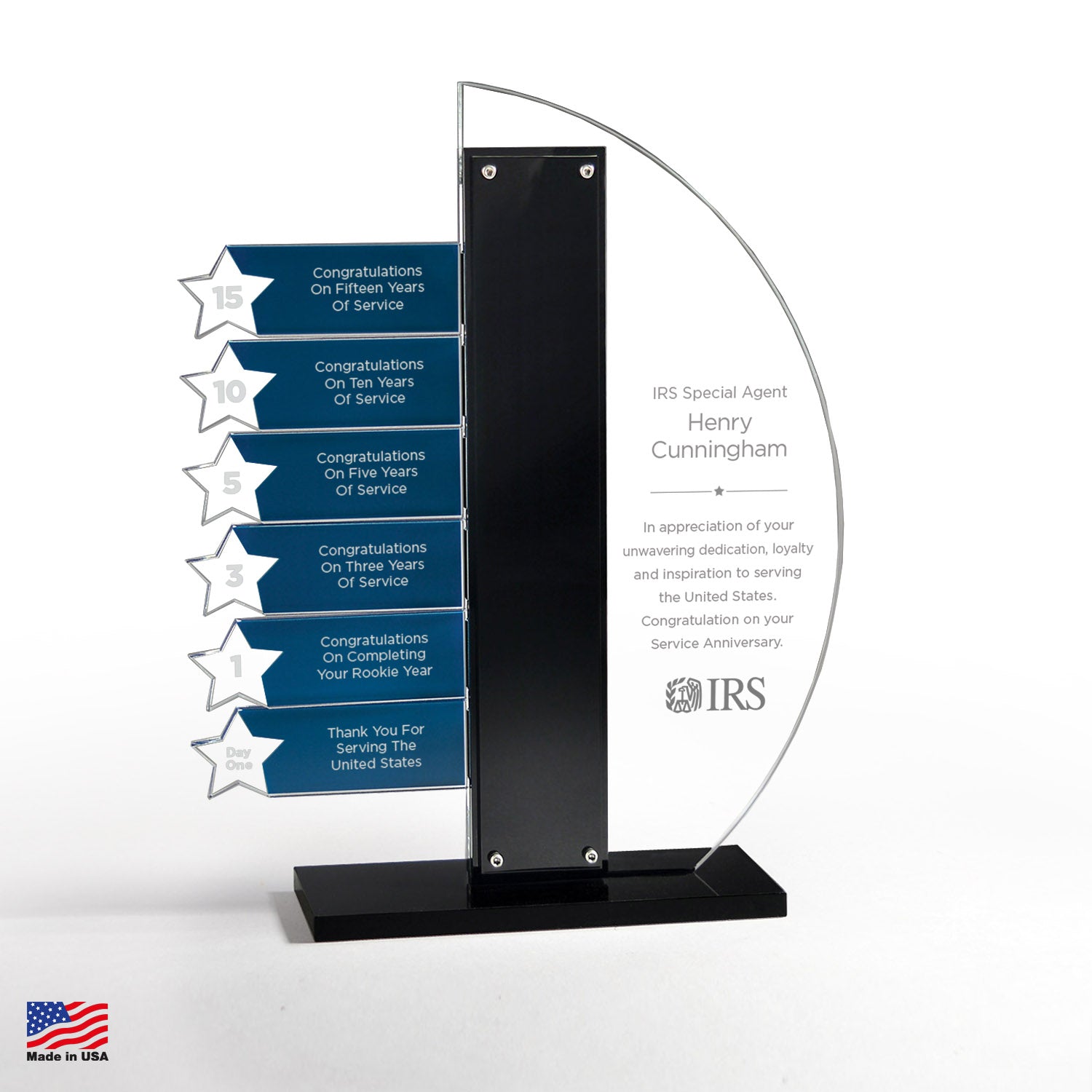 IRSCD909B Crescent Interlock Award