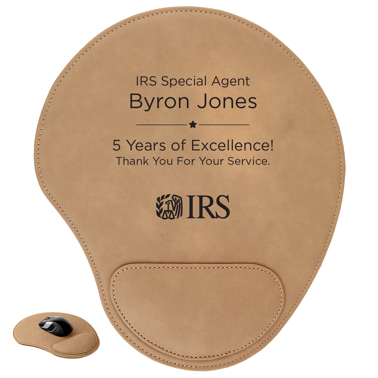 IRSCM452 Leatherette Mouse Pad