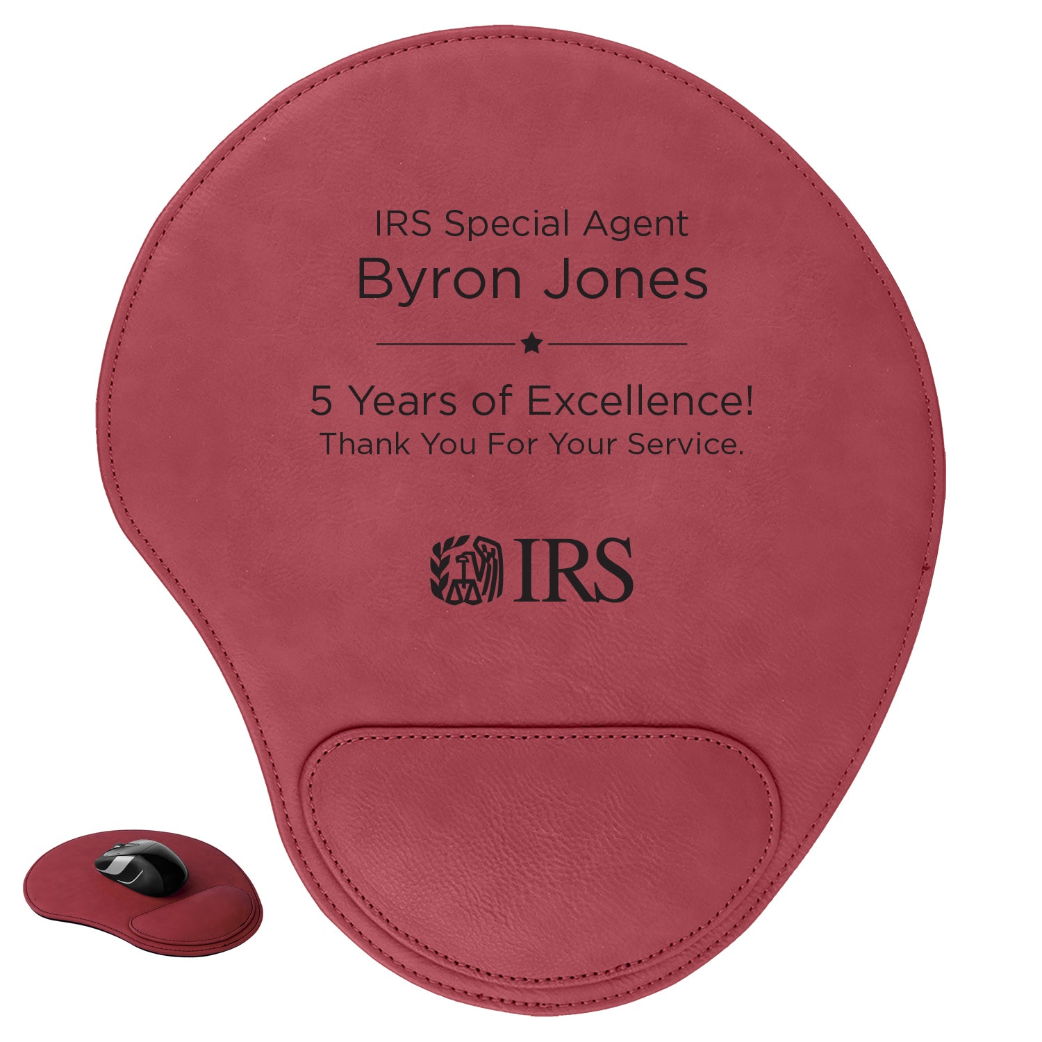 IRSCM452 Leatherette Mouse Pad