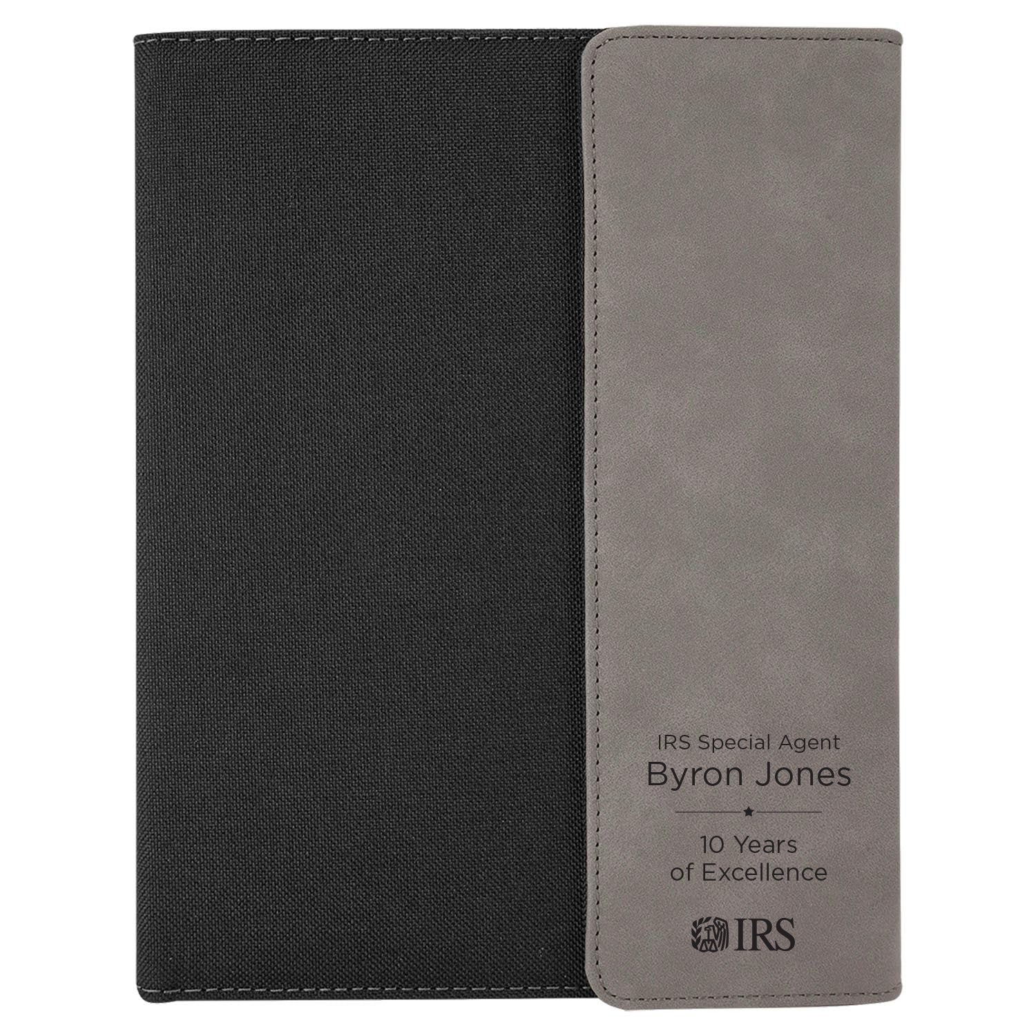 IRSCM720A Canvas Portfolio with Leatherette Accent, Small