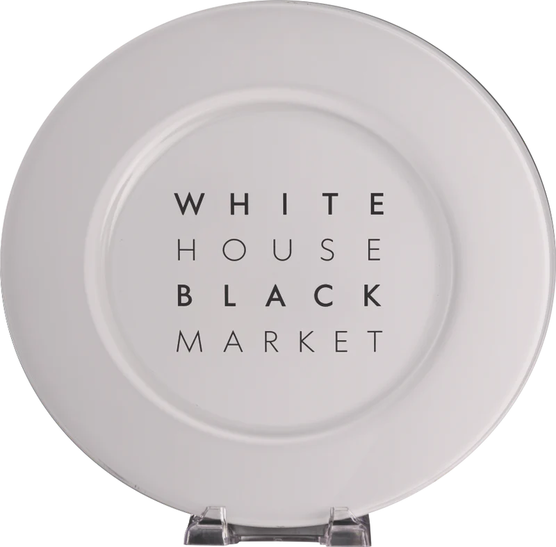 12-1/2 in." Diameter Pearly Alabaster White European Glass Award Tray