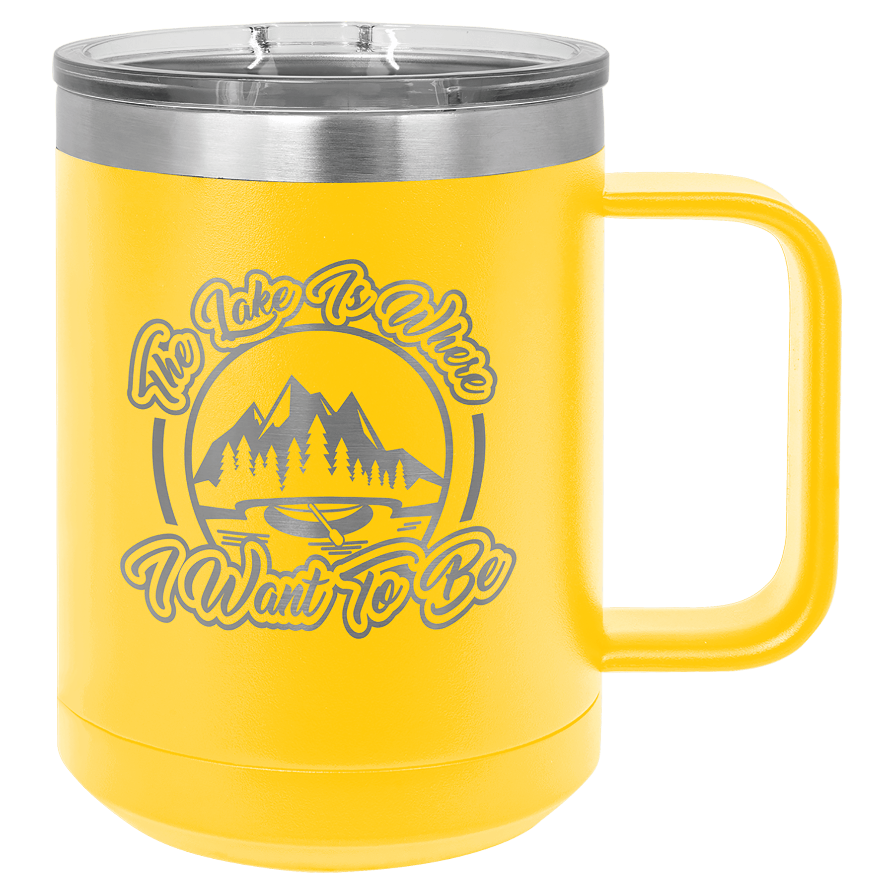 Polar Camel 15 Oz. Vacuum Insulated Mug with Slider Lid