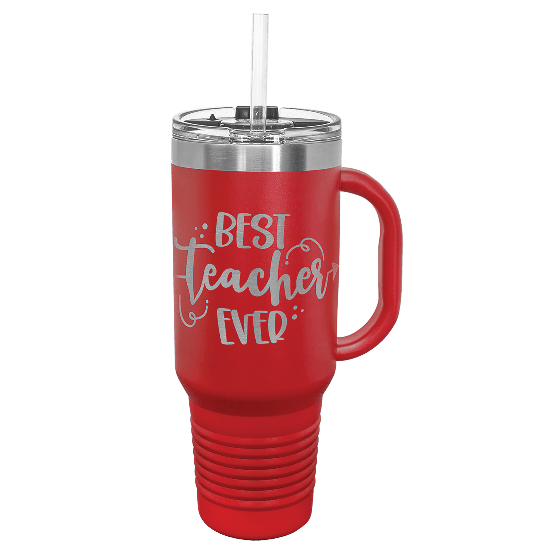 40 oz Vacuum Insulated Stanley Style Travel Mug with Straw