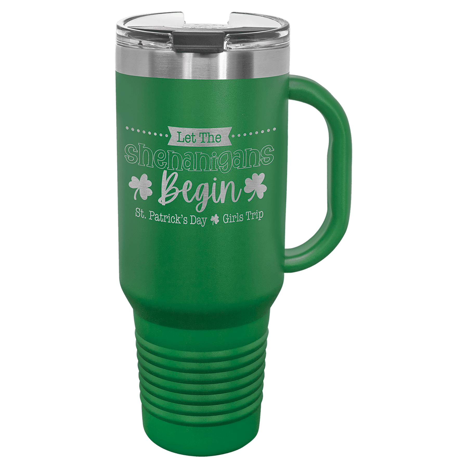 40 oz Vacuum Insulated Stanley Style Travel Mug with Straw and "Free Engraving"