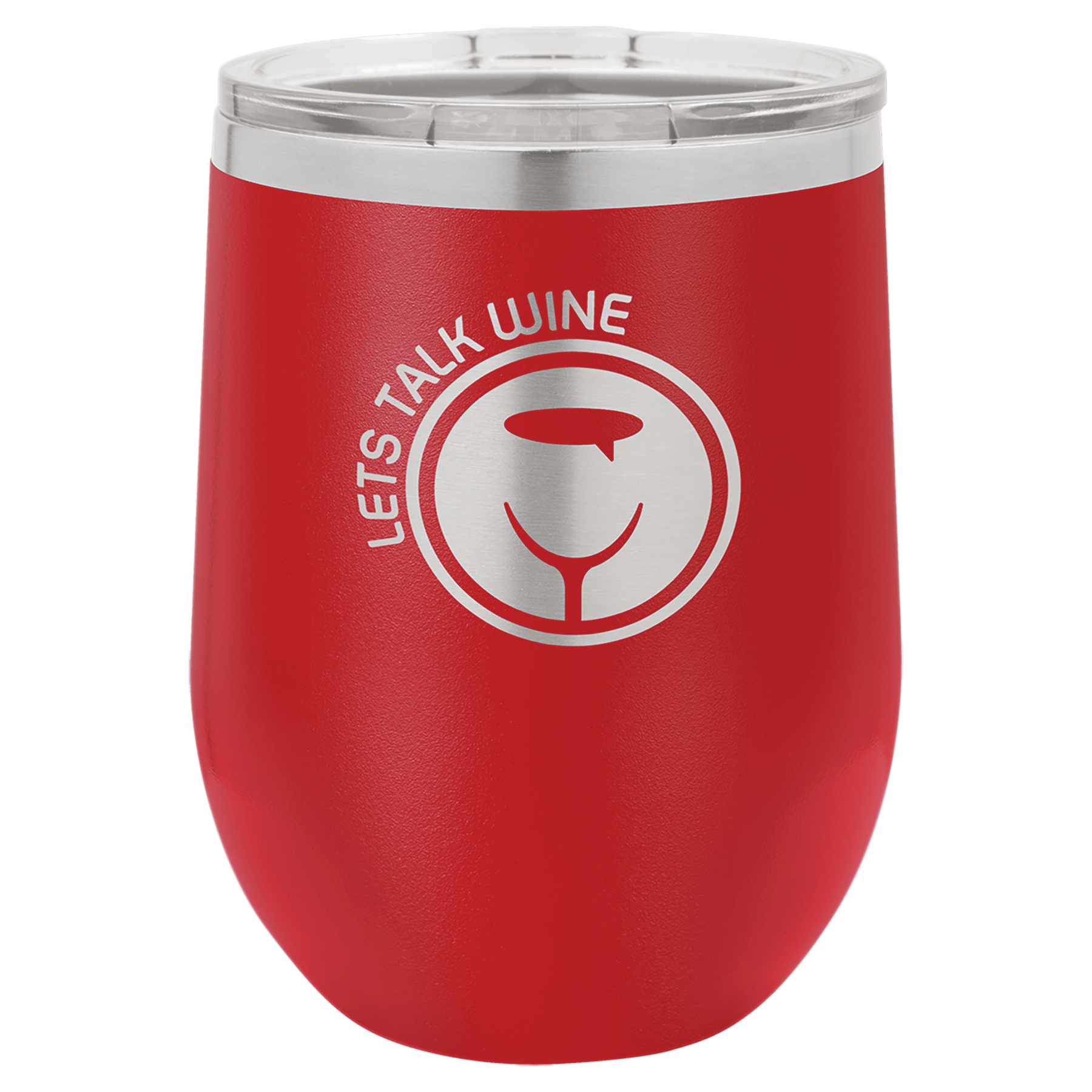 12 oz Vacuum Insulated Stemless Wine Tumbler with "Free Engraving"