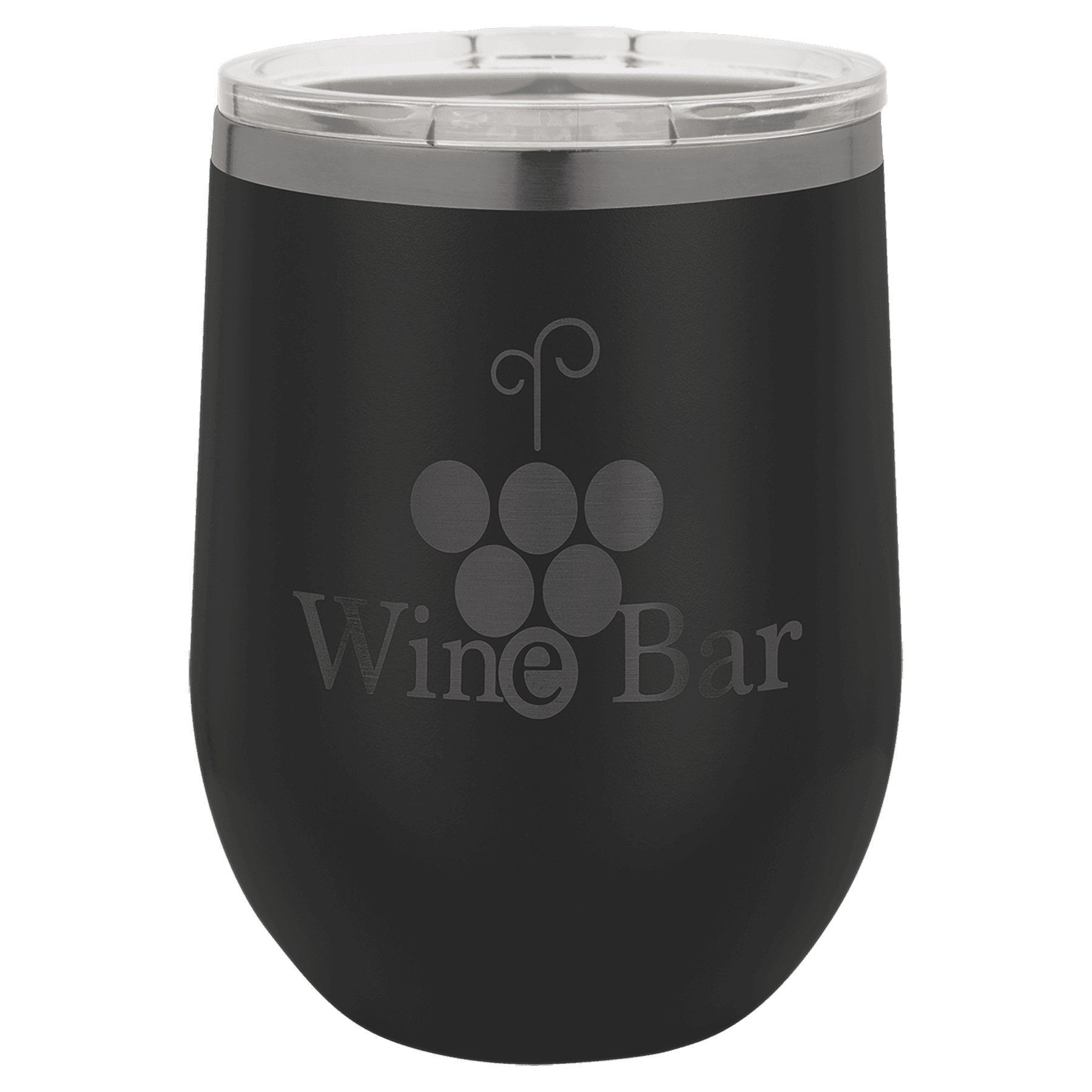 12 oz Vacuum Insulated Stemless Wine Tumbler with "Free Engraving"