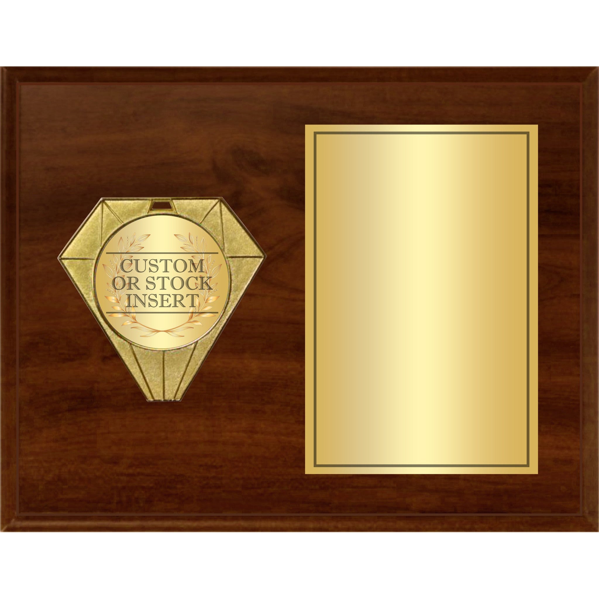 Landscape Plaque with Jewel Medallion Insert Holder